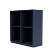 Montana Show Bookcase With 3 Cm Plinth, Juniper Blue