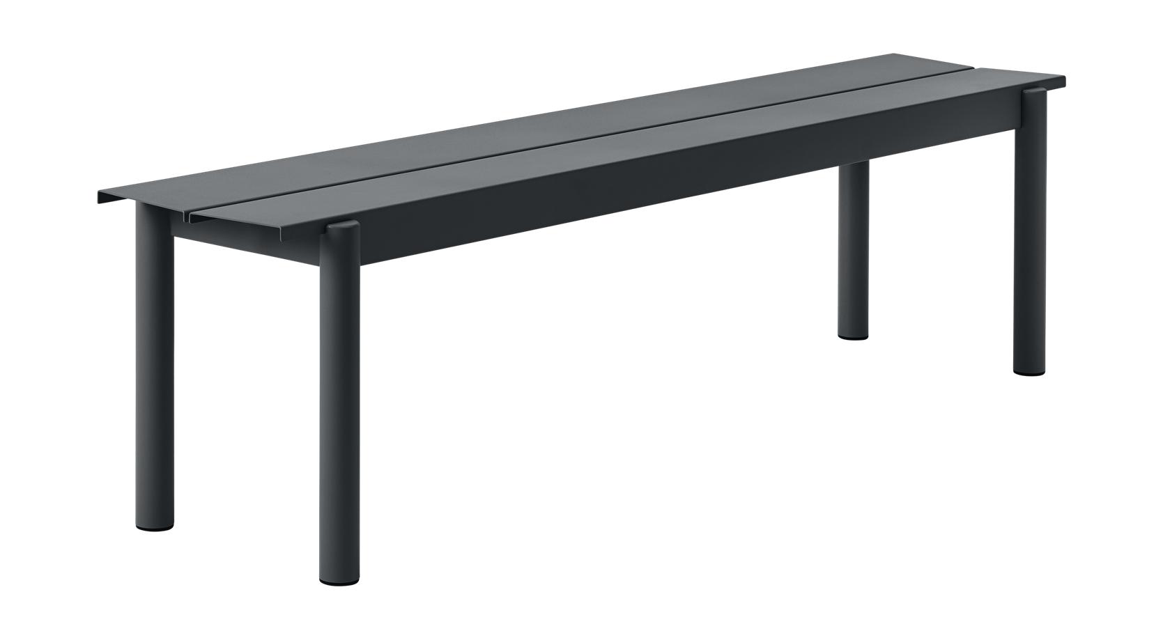 [product_category]-Muuto Linear Steel Bench L 170 Cm, Black-Muuto-5710562309415-31042-MUU-1