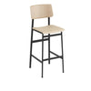 Muuto Loft Bar Chair Oak, H 75 Cm, Black/Oak