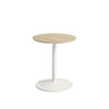 Muuto Soft Side Table øx H 41x48 Cm, Solid Oak/Off White