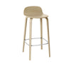 Muuto Visu Barstool Wooden Legs, H 75 Cm, Oak