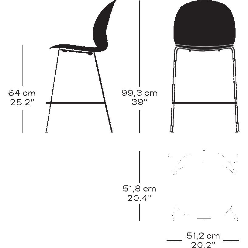 [product_category]-N02-40-Grey-Black-FRI-Fritz Hansen-N02-40-Grey-Black-FRI-7