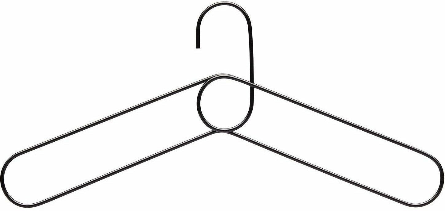 [product_category]-Puik Loop Coat Hanger Set Of 3, Black-Puik-8719189001297-LOB-10044-PUI-1