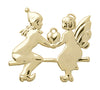 Rosendahl Angel On Seesaw H6.5 Cm Gold Plated