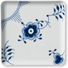 Royal Copenhagen Blue Fluted Mega Square Plate, 20cm