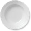 Royal Copenhagen White Fluted Half Lace Deep Plate, 21cm