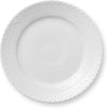 Royal Copenhagen White Fluted Half Lace Plate, 19cm