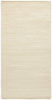 Rug Solid Cotton Carpet Desert White, 65 X 135 Cm