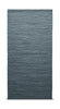 Rug Solid Cotton Rug 75 X 200 Cm, Steel Grey