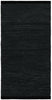 Rug Solid Leather Rug Black, 170 X 240 Cm