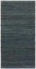 Rug Solid Leather Rug Dark Grey, 75 X 200 Cm