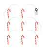 Sirius Hannah Candy Cane Garland, 8 Le Ds, Matt/Red