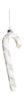 Sirius Hannah Candy Cane Ornament H14 Cm, Clear/White