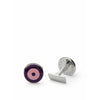 Skultuna Bomber V,2 Cufflink ø1,55 Cm, Violet/Pink