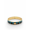 Skultuna Gtg X Skultuna Enamel Bracelet Small ø14,5 Cm, Blue/Dark Blue