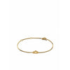 Skultuna Key Chain Bracelet Small Gold Plated, ø14,5 Cm