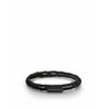 Skultuna Leather Bracelet 4mm Small ø14,5 Cm, Black Titanium