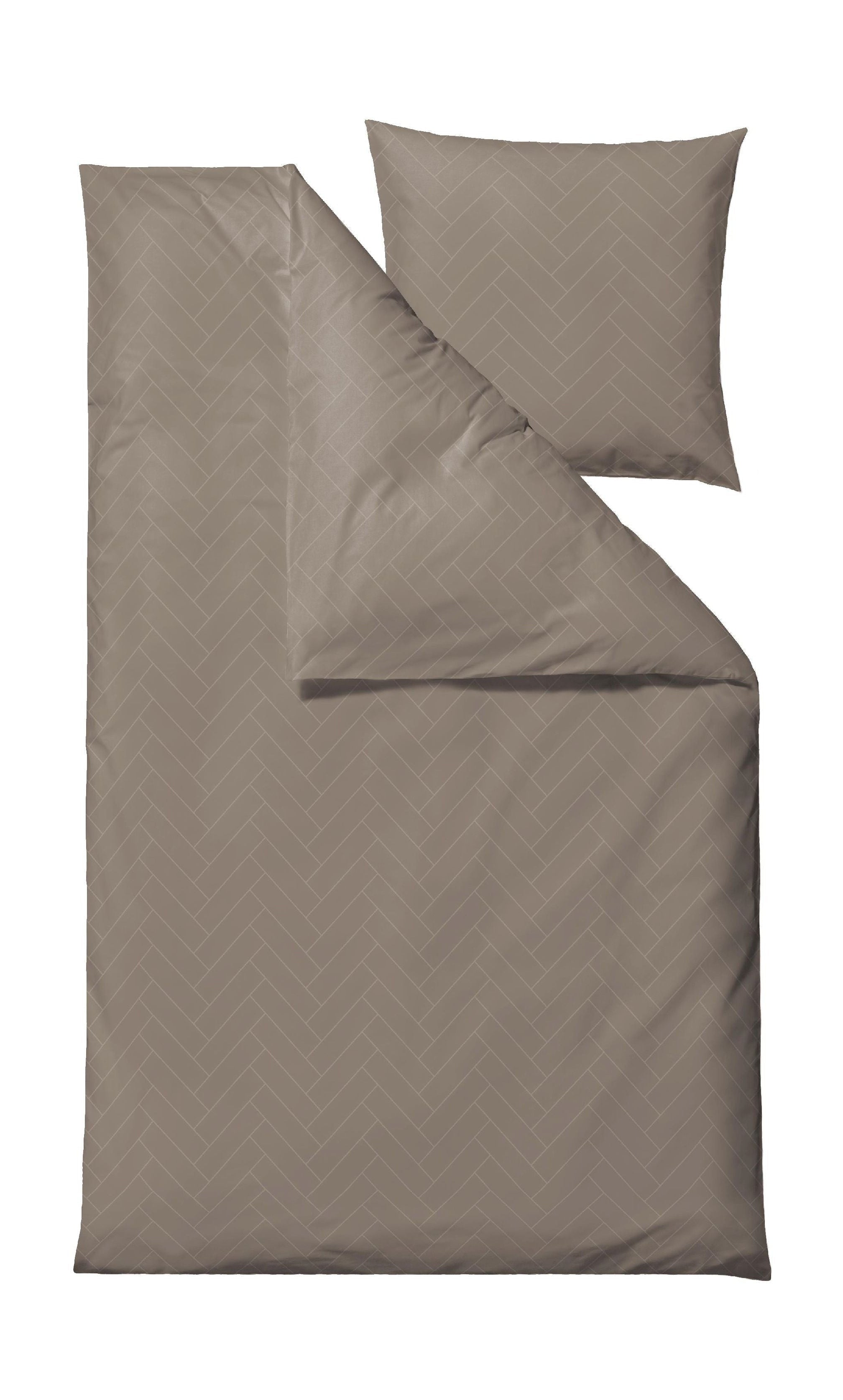 [product_category]-Södahl Tiles Bed Linen 140x200 Cm, Taupe-Södahl-5722000272021-27202-SOD-1