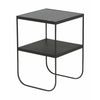 Villa Collection Table Marble 40x40 Cm, Black