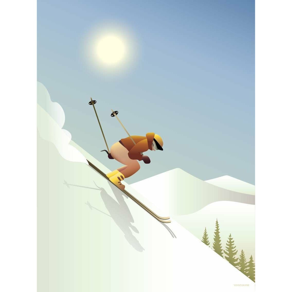 [product_category]-Vissevasse Downhill Skiing Poster, 50x70 Cm-Vissevasse-5713138108733-F-2021-087-L-VIS-1