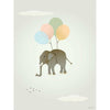  Flying Elephant Poster 30x40 Cm