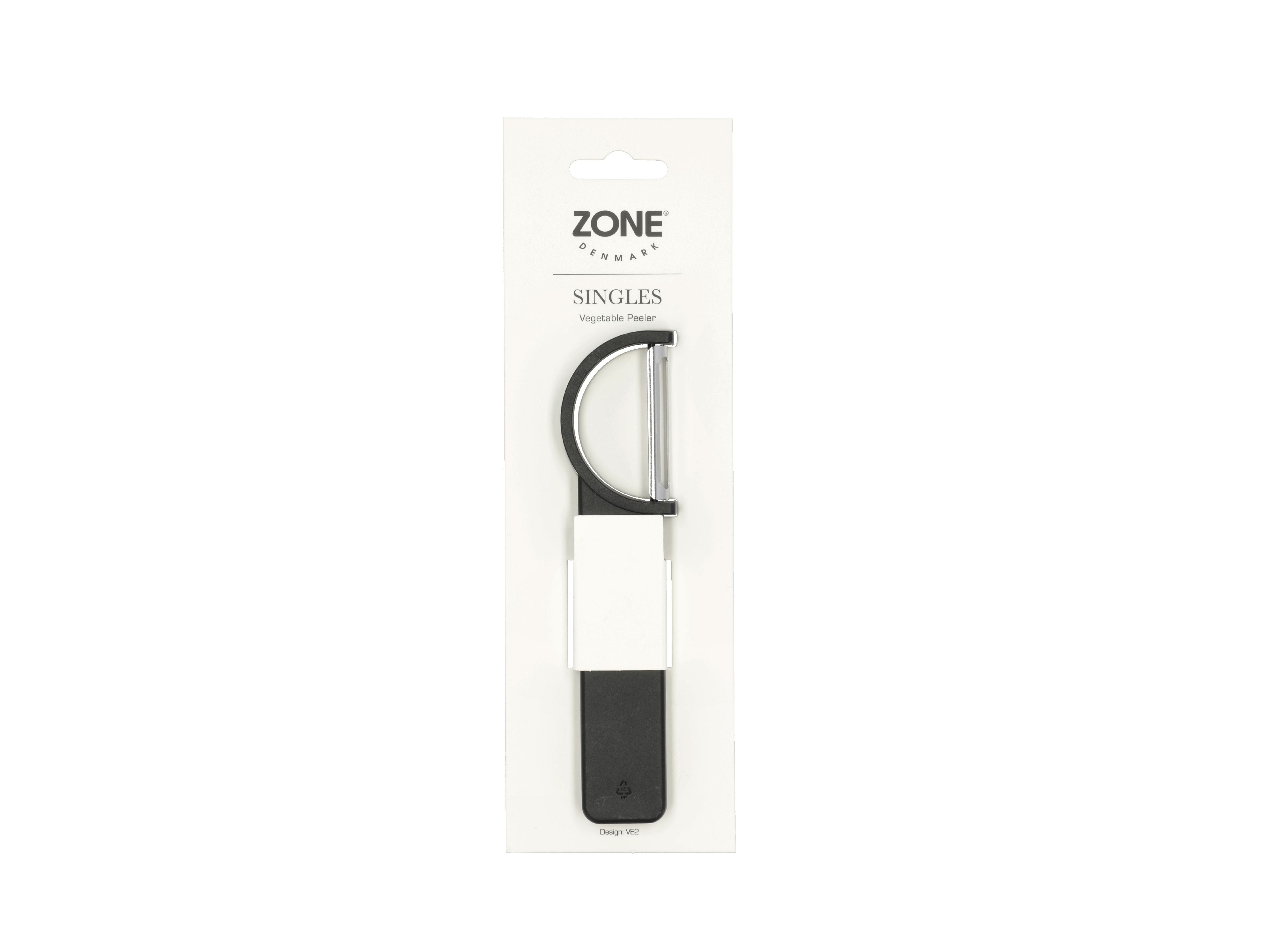 Zone Denmark Singles Vegetable Peeler 16x3,2 Cm, Black