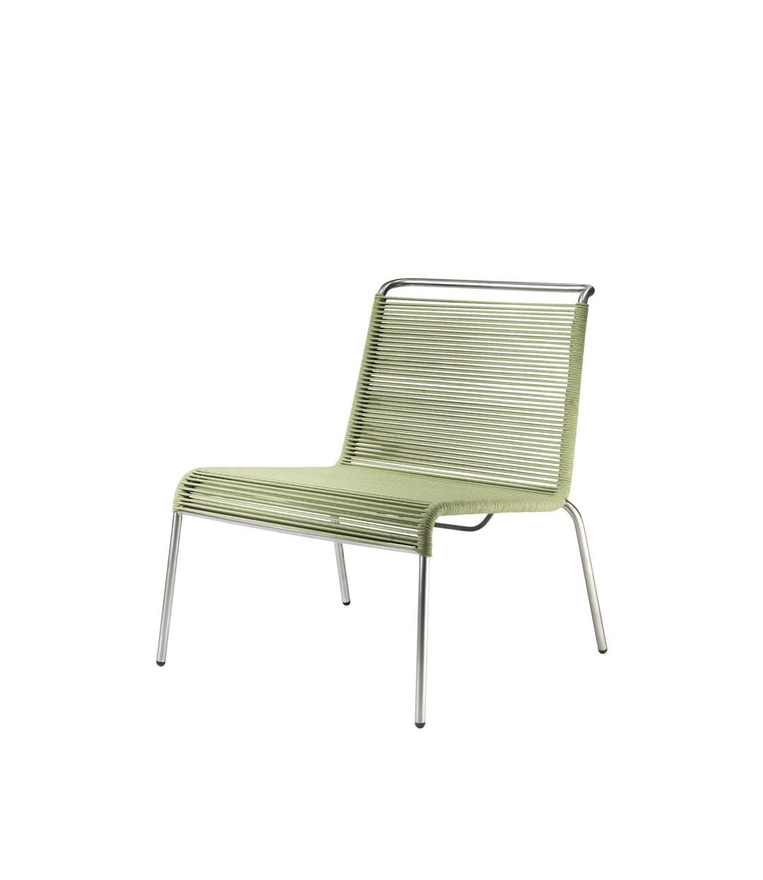 Fdb Møbler M20 L Teglgård Cord Lounge Chair, Green