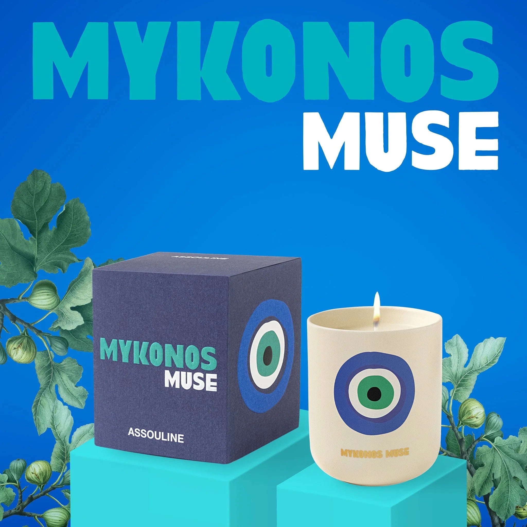 Assouline Mykonos Muse – Travel From Home Candle