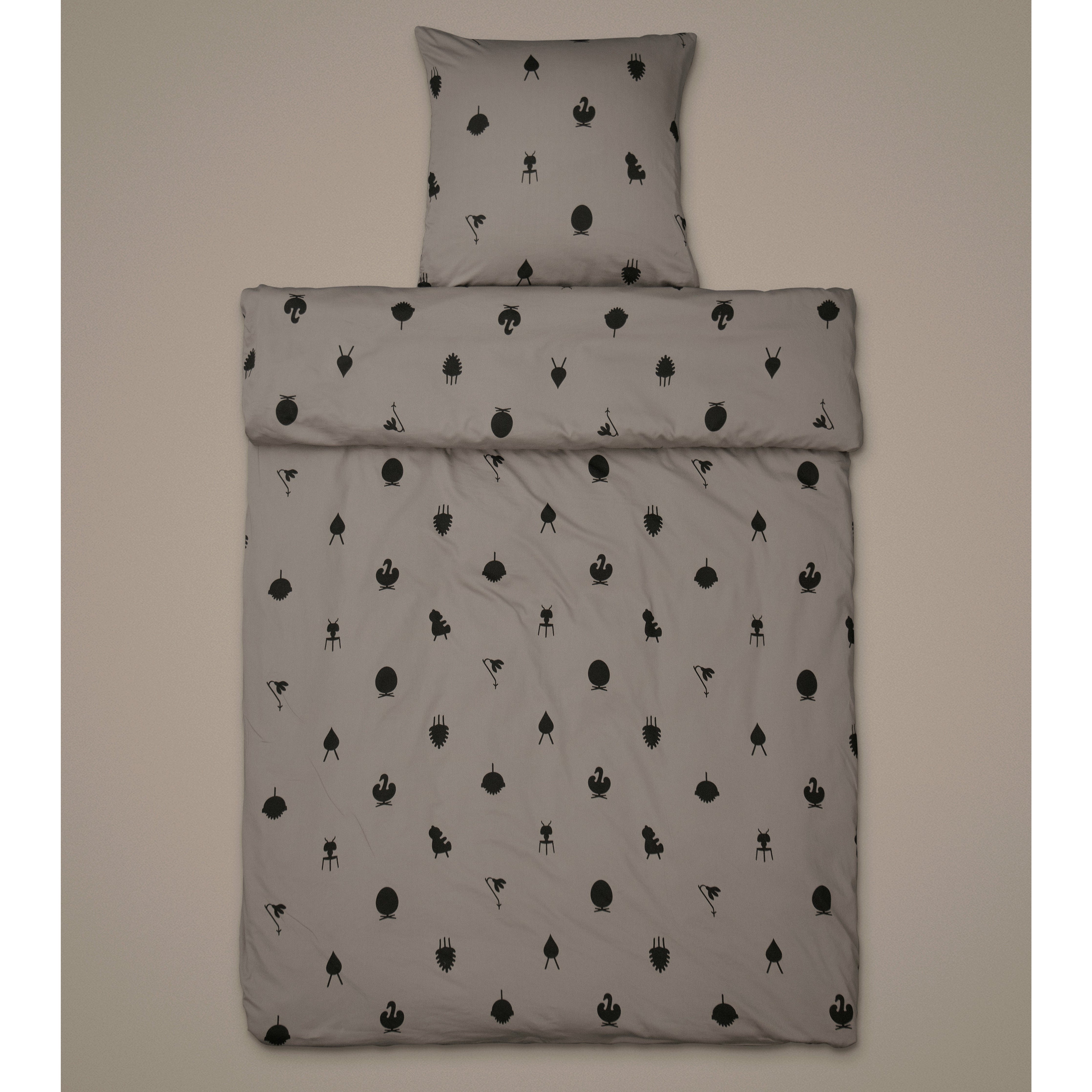 Brainchild Bed Linen Design Icons 140x220 Cm, Taupe