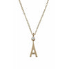 Design Letters Necklace In Pure Gold, A