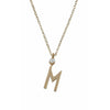 Design Letters Necklace In Pure Gold, M
