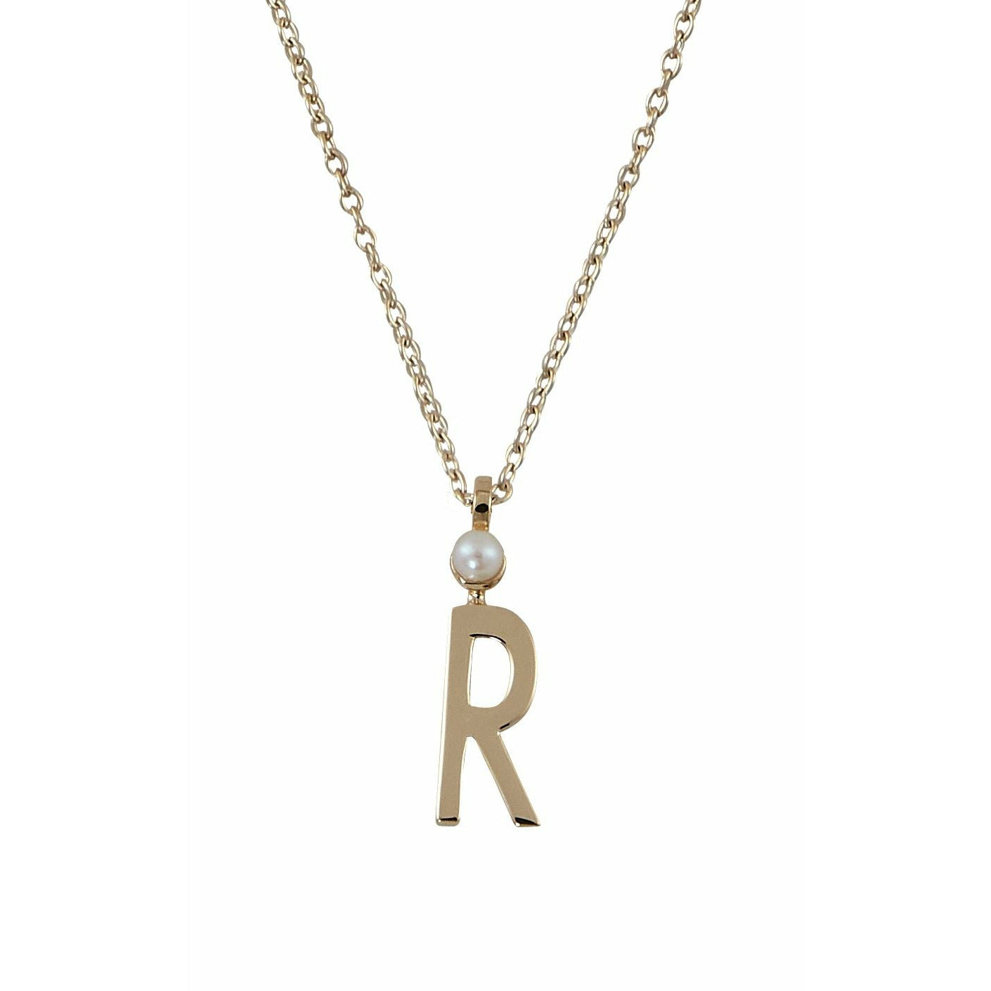 Design Letters Necklace In Pure Gold, R