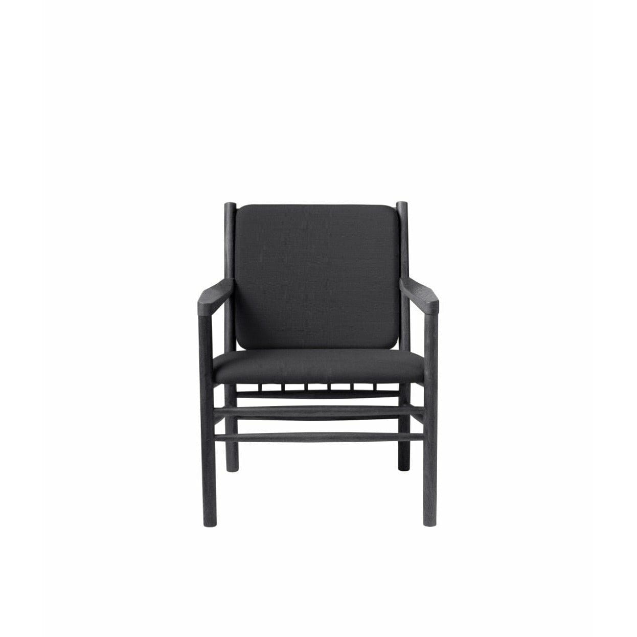 Fdb Møbler J147 Armchair, Black/Dark Grey
