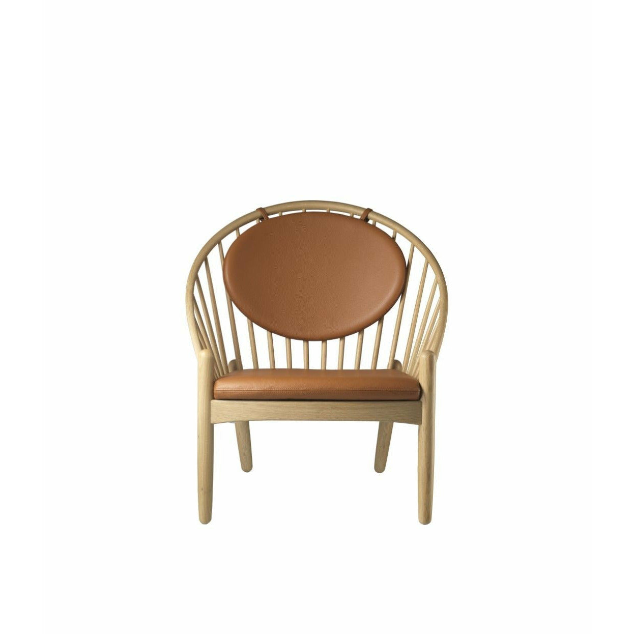 Fdb Møbler J166 Jørna Chair, Natural/Cognac