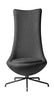 Fdb Møbler L41 Bellamie Lounge Chair With Bogie, Dark Grey/Black