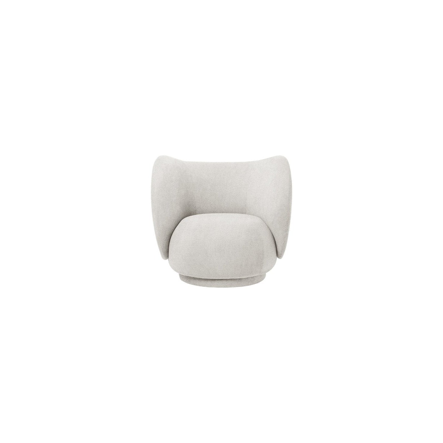 Ferm Living Rico Lounge Armchair Bouclet, Off White