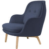 Fritz Hansen Fri Lounge Chair Wood, Rime Iris