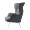 Fritz Hansen Ro Lounge Chair, Monochrome Grey, Aluminium