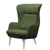 Fritz Hansen Ro Lounge Chair Aluminum, Atom Green