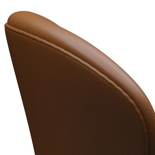 Fritz Hansen Swan Lounge Chair, Brown Bronze/Aura Walnut