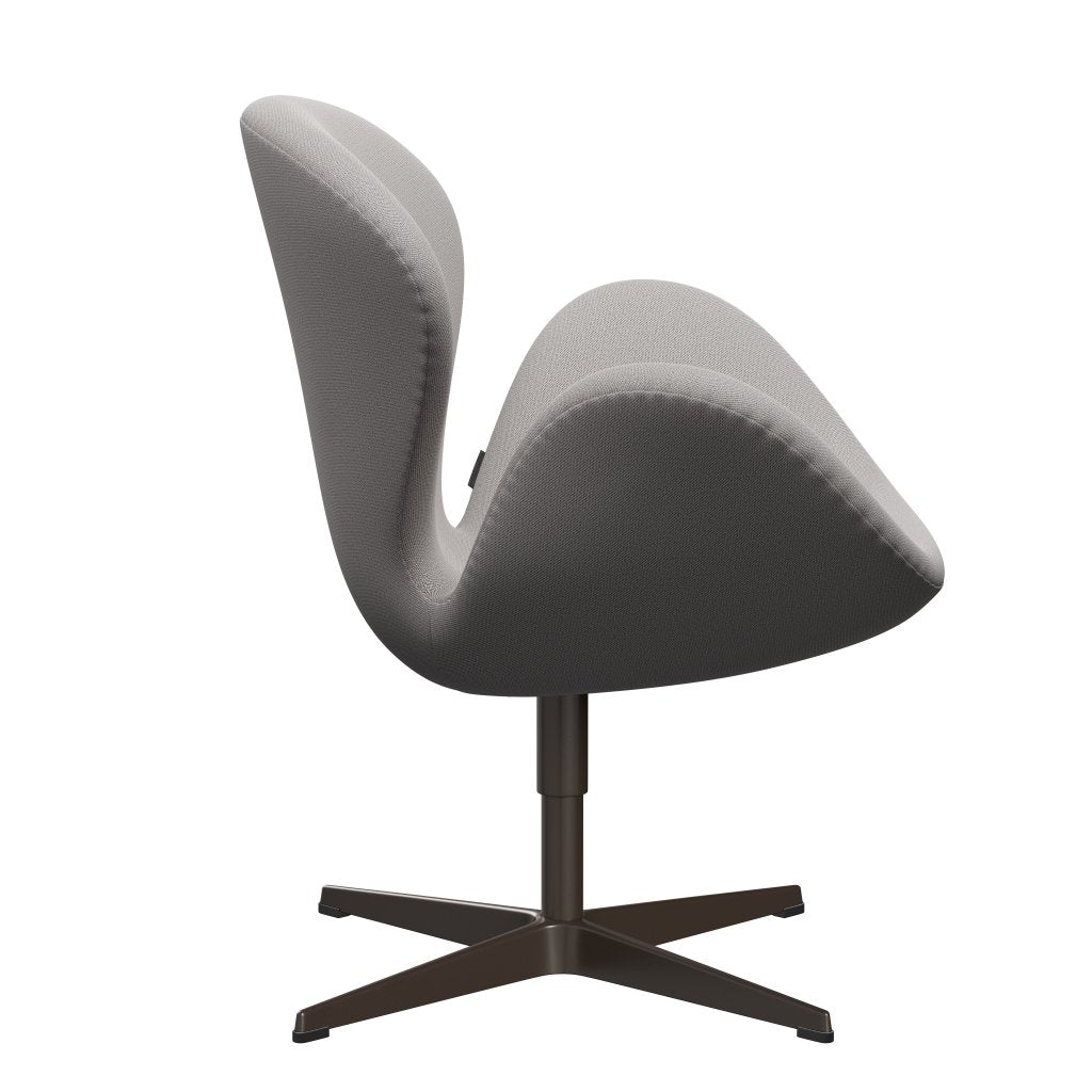 Fritz Hansen Swan Lounge Chair, Brown Bronze/Capture Grey