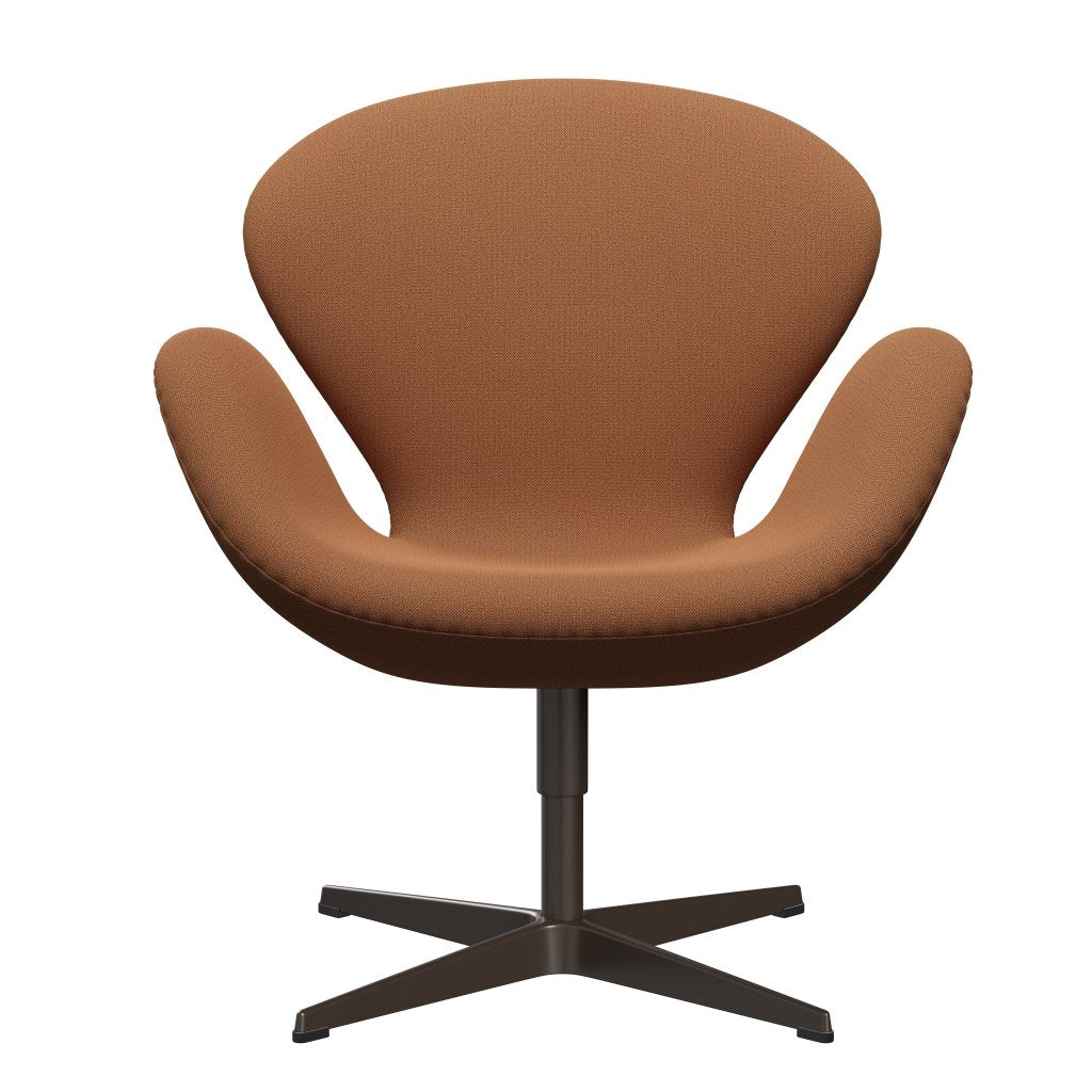 Fritz Hansen Swan Lounge Chair, Brown Bronze/Capture Copper