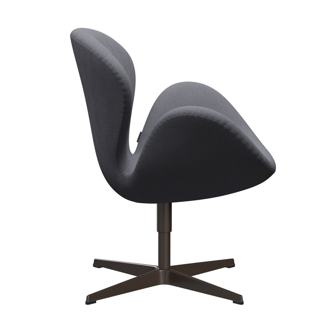 Fritz Hansen Swan Lounge Chair, Brown Bronze/Christianshavn Light Grey