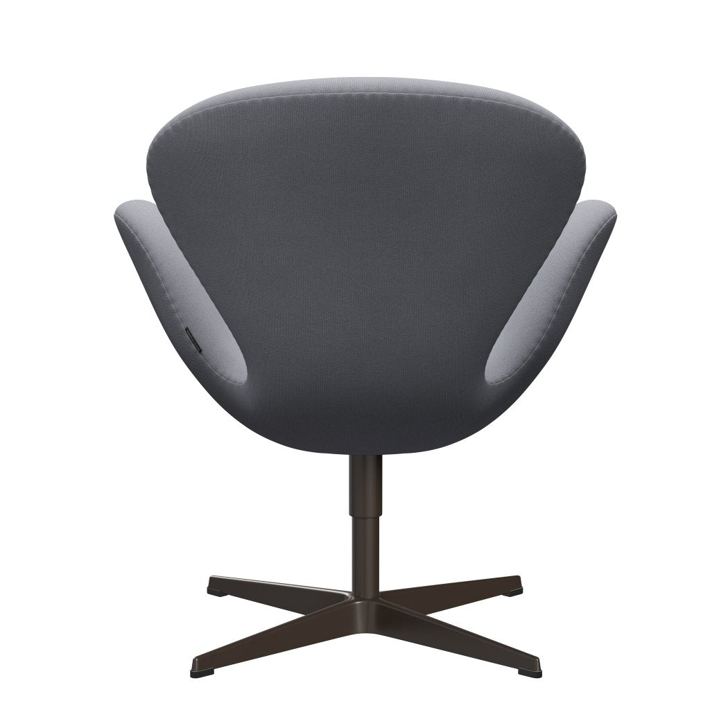 Fritz Hansen Swan Lounge Chair, Brown Bronze/Christianshavn Light Grey Uni