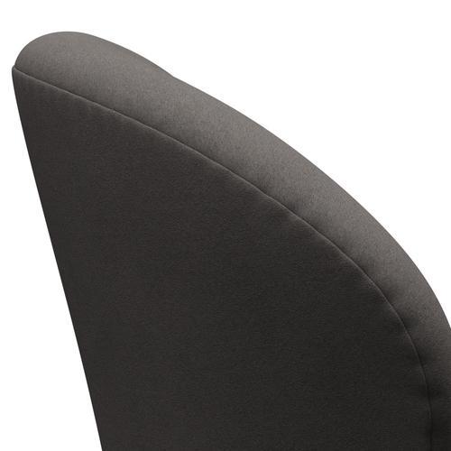 Fritz Hansen Swan Lounge Chair, Brown Bronze/Comfort Dark Grey (60008)