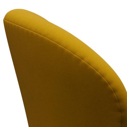 Fritz Hansen Swan Lounge Chair, Brown Bronze/Comfort Yellow (62004)