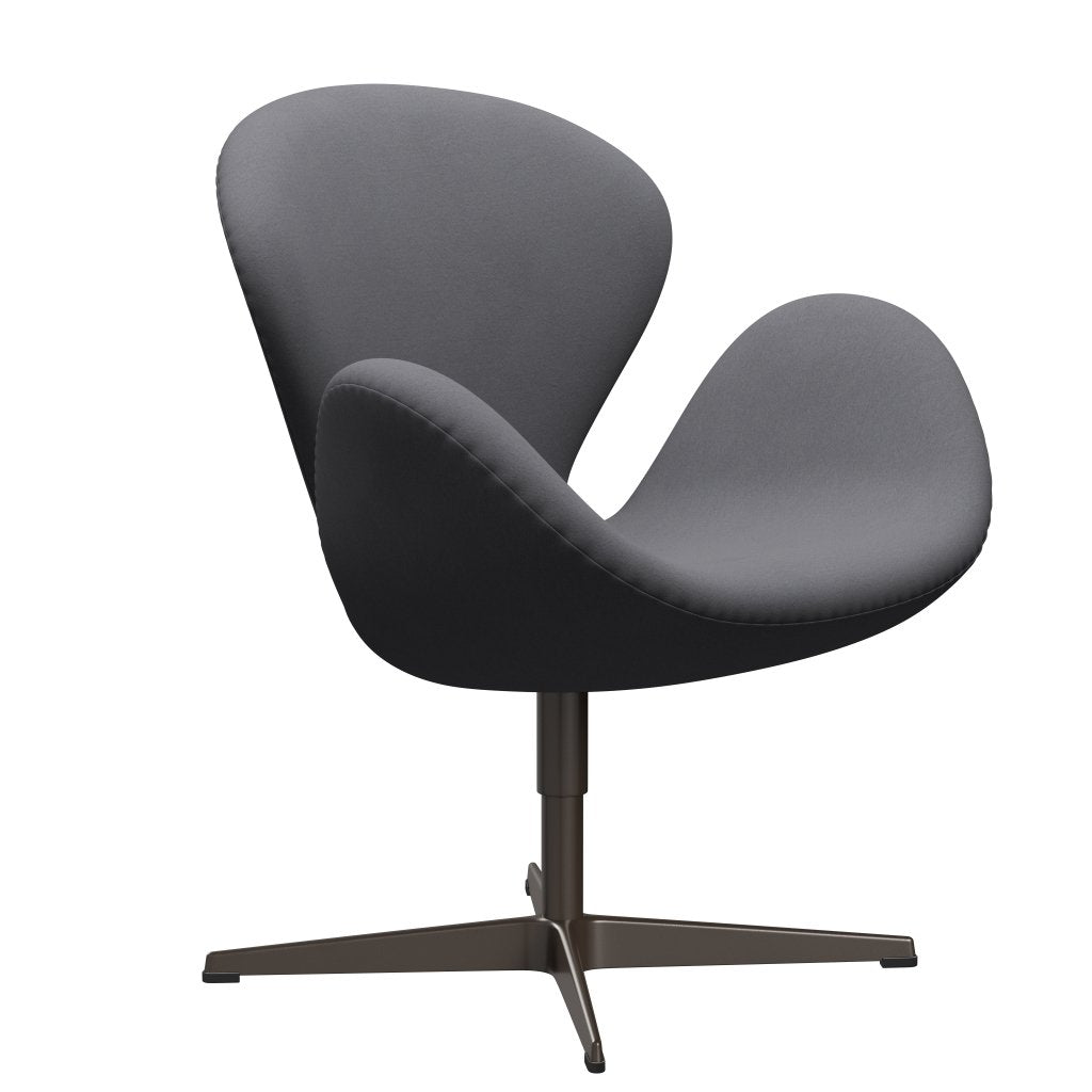 Fritz Hansen Swan Lounge Chair, Brown Bronze/Comfort Grey (01012)