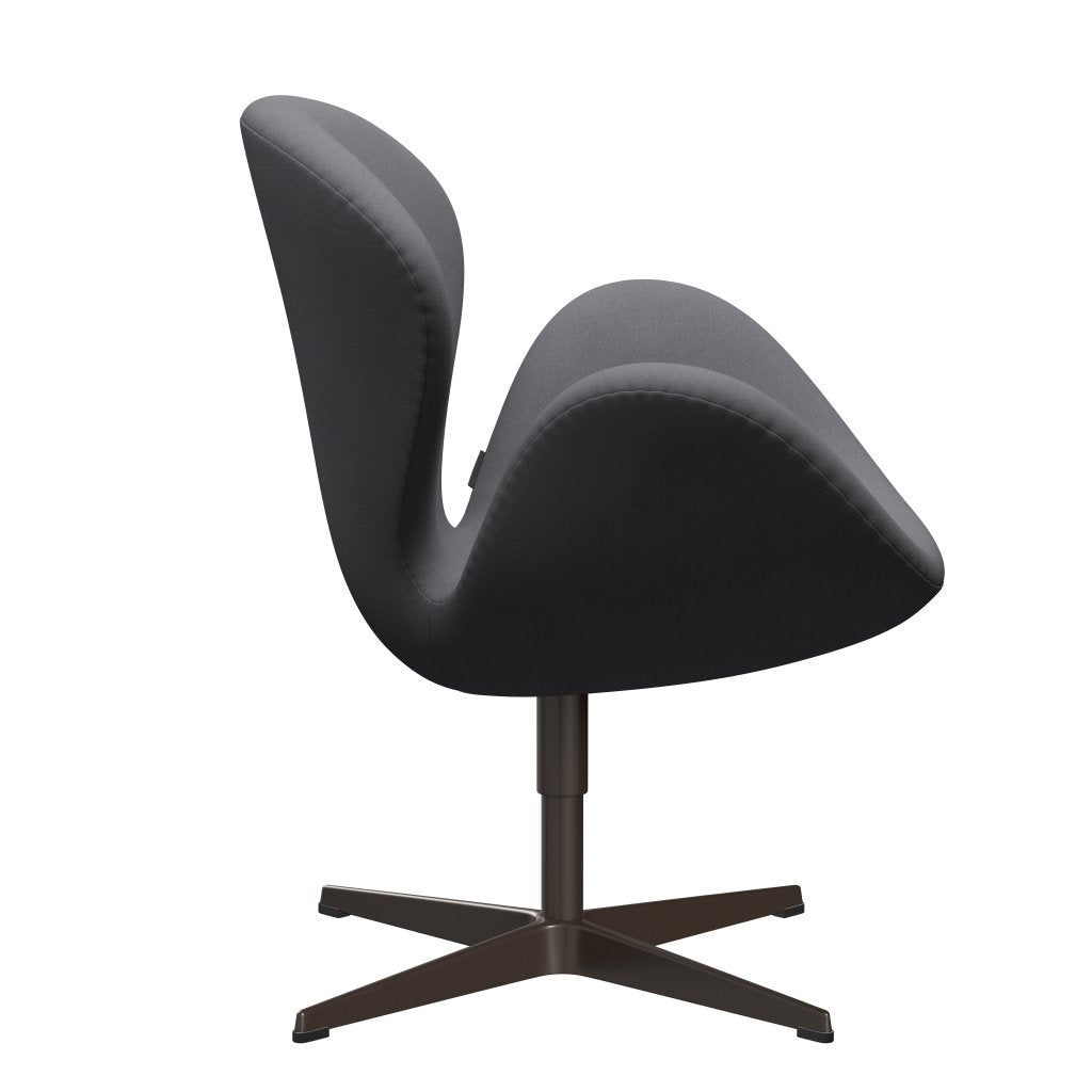 Fritz Hansen Swan Lounge Chair, Brown Bronze/Comfort Grey (01012)