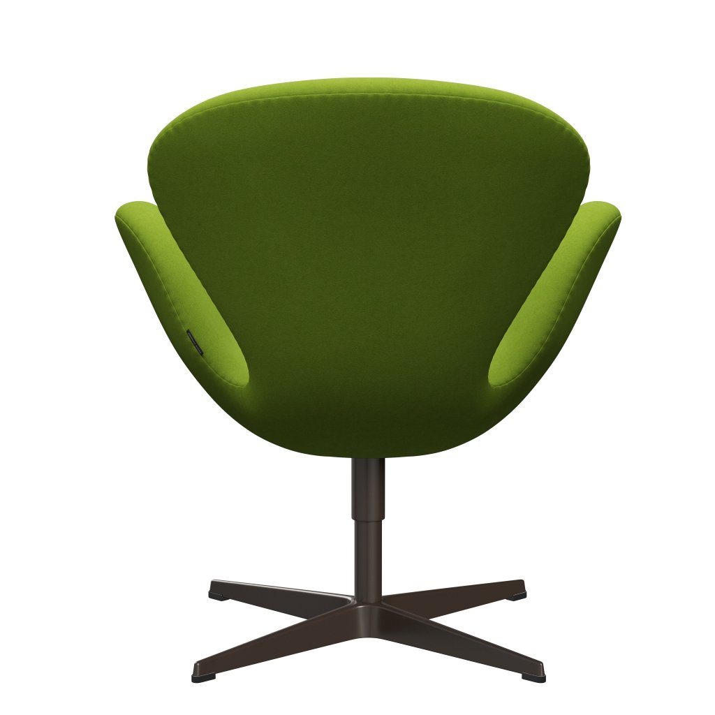 Fritz Hansen Swan Lounge Chair, Brown Bronze/Comfort Green (68011)