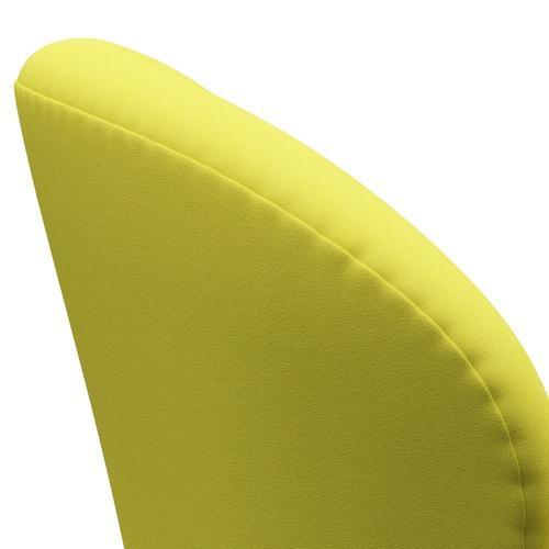 Fritz Hansen Swan Lounge Chair, Brown Bronze/Comfort Light Yellow